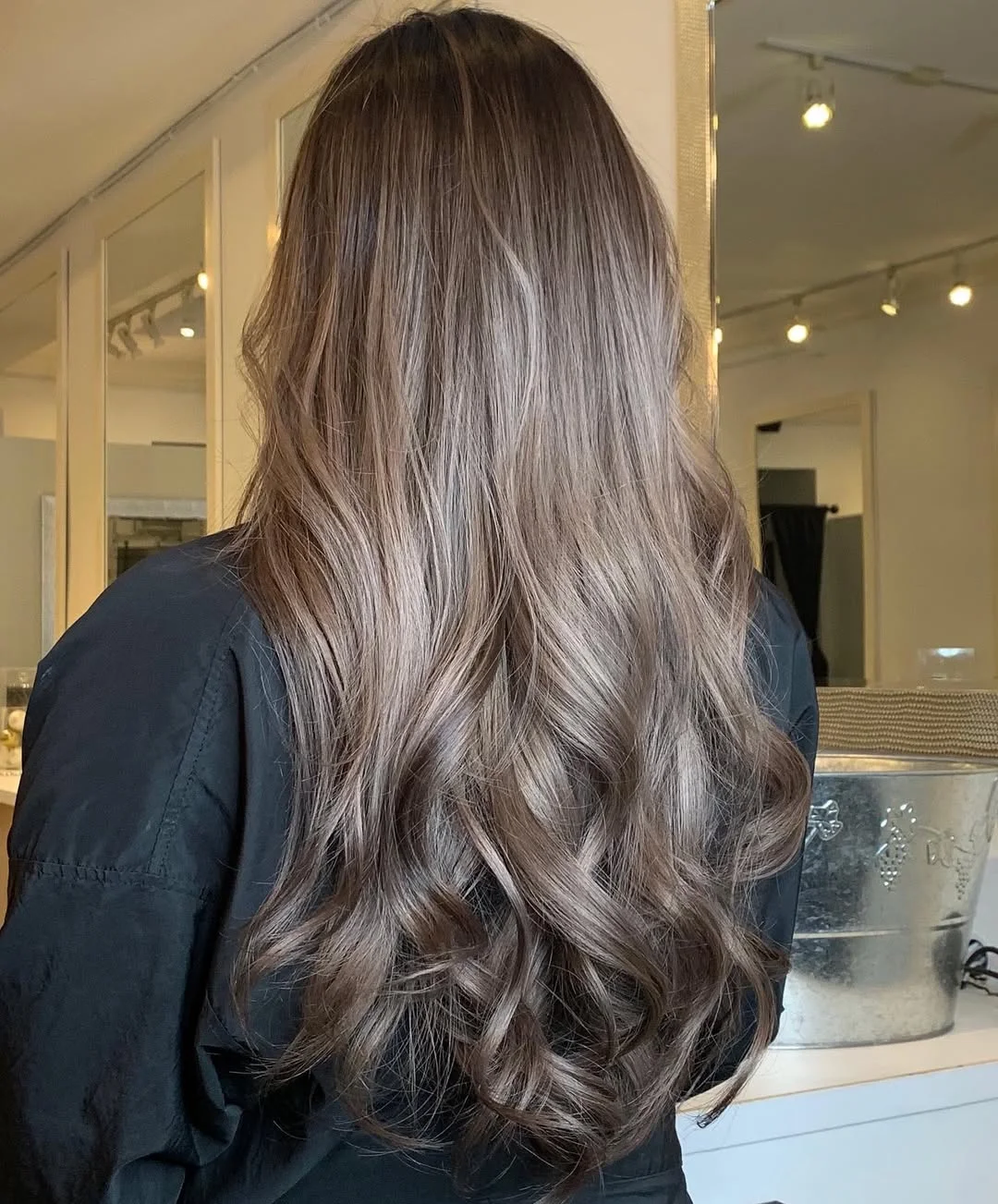 lived-in summer ash brown hair color 2026 Cool Taupe Ash Brown With Creamy Dimension