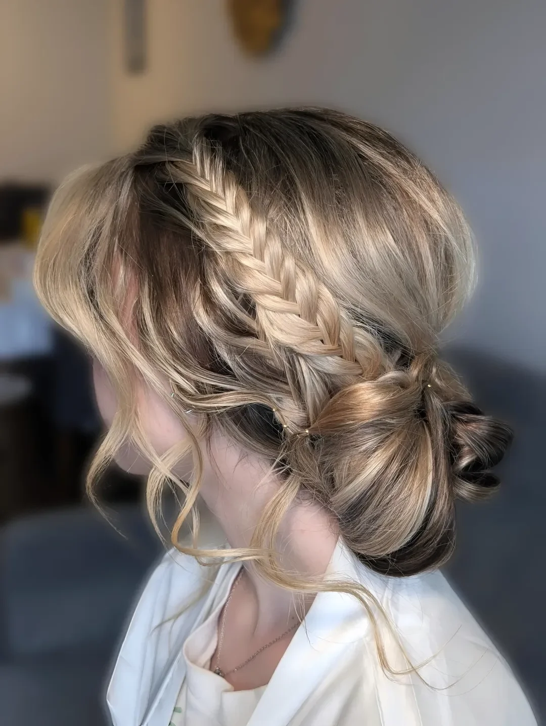natural summer quick hairstyles 2026 Textured Braided Low Bun for Effortless Days
