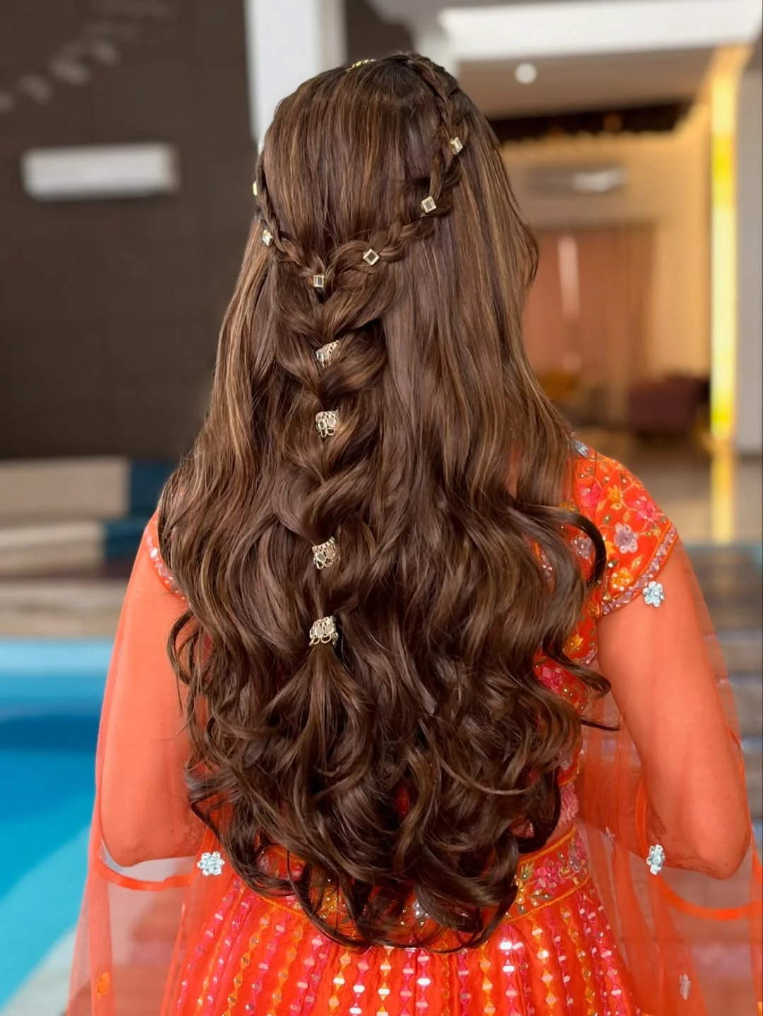 natural summer quick hairstyles 2026 Layered Braided Back Detail with Statement Length