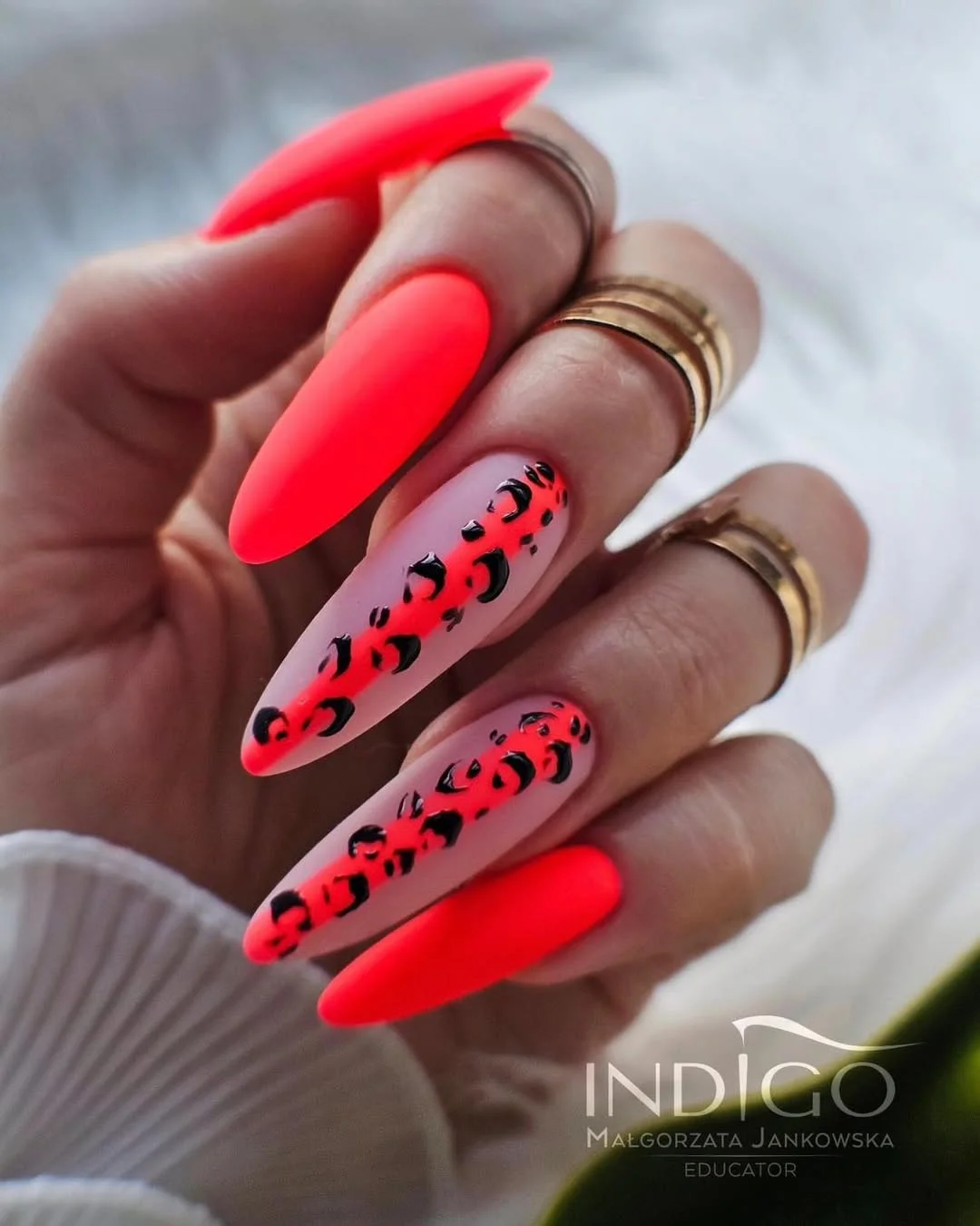neon summer nails 2026 Hot Neon Leopard Nails That Feel Surprisingly Chic