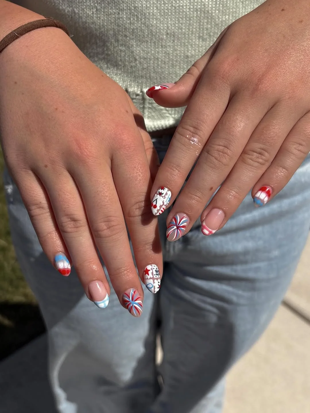 patriotic nails 2026 Carnival-Inspired Americana With Playful Summer Energy