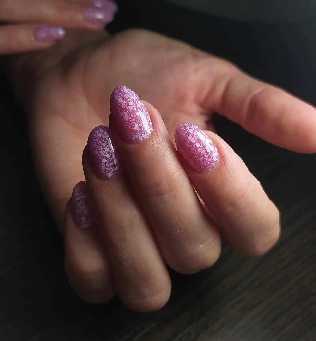 pink summer nails 2026 Dusty Pink Floral Texture Nails With Vintage Energy