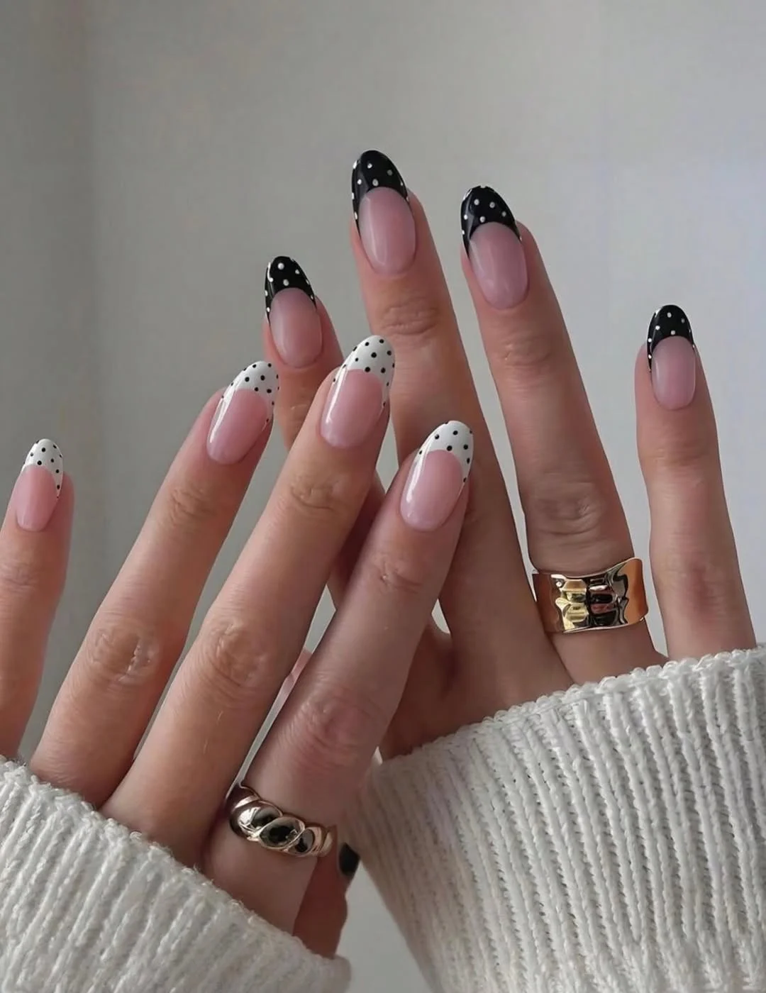 polka dot summer nails 2026 Pastel Blue Polka Dots With Coastal Summer Vibes