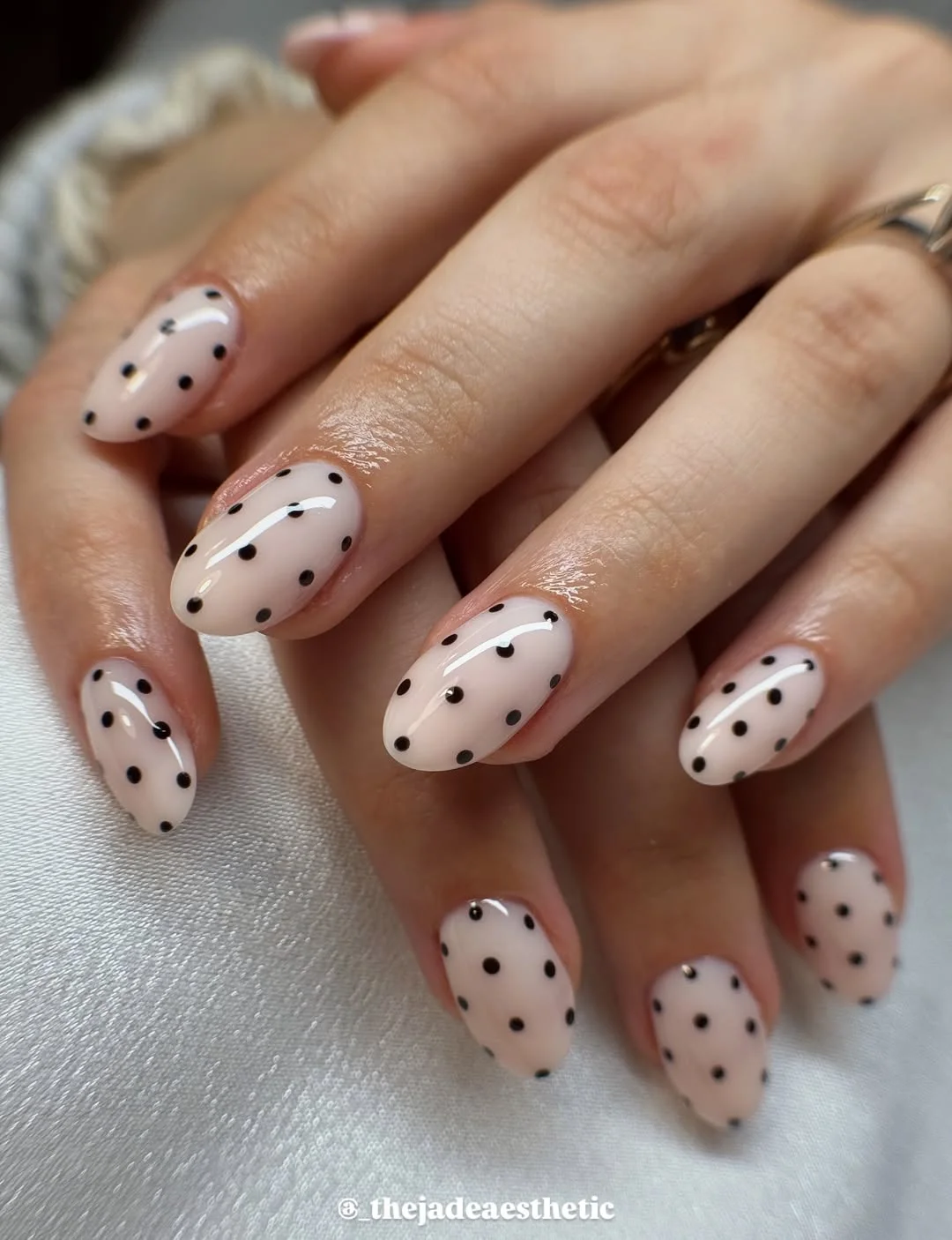polka dot summer nails 2026 Classic Monochrome Polka Dots That Never Fail