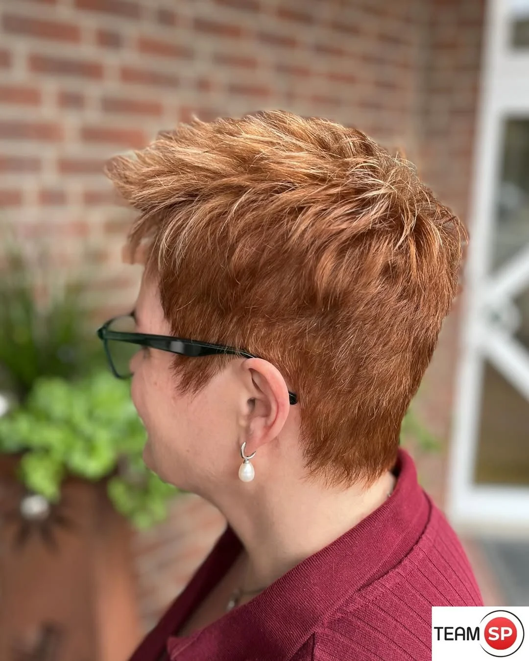 refined summer haircuts for women over 60 2026 Spiky Copper Pixie With Playful Texture