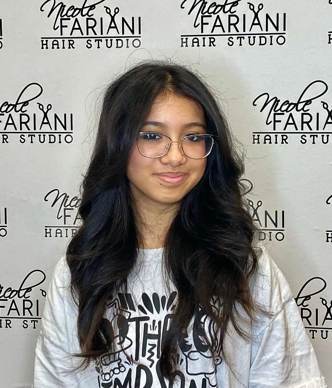 salon summer haircuts for medium hair 2026 Golden Straight Layers with Subtle Flip Ends