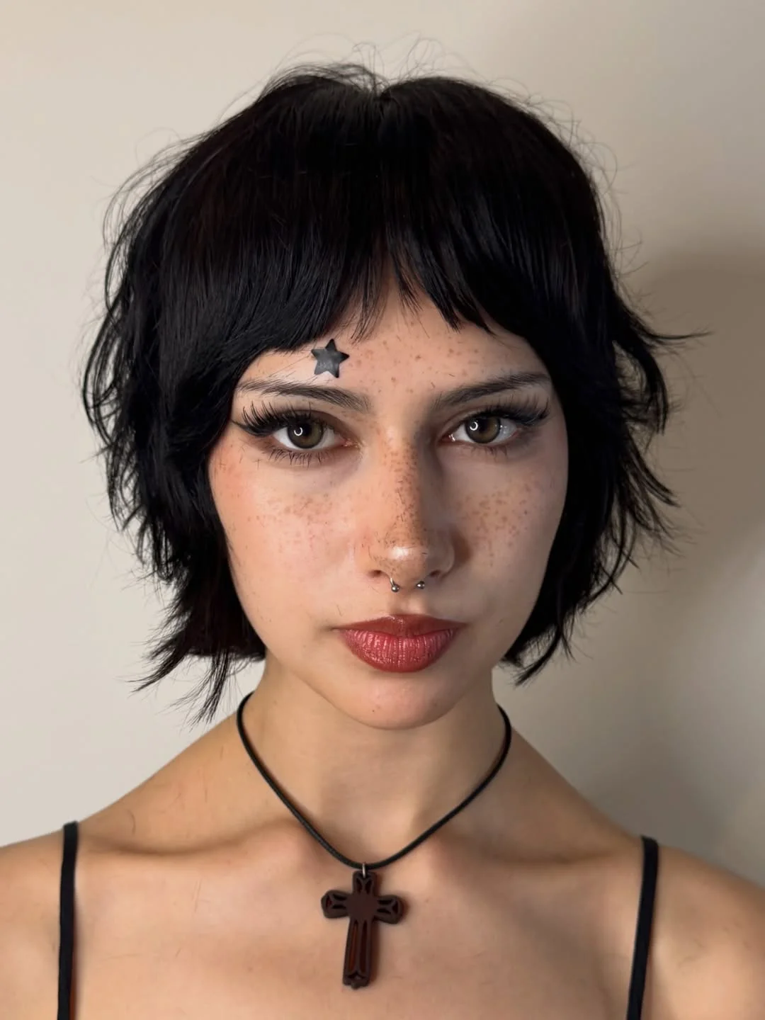 sassy summer short haircuts 2026 Choppy Micro Bob with Baby Bangs