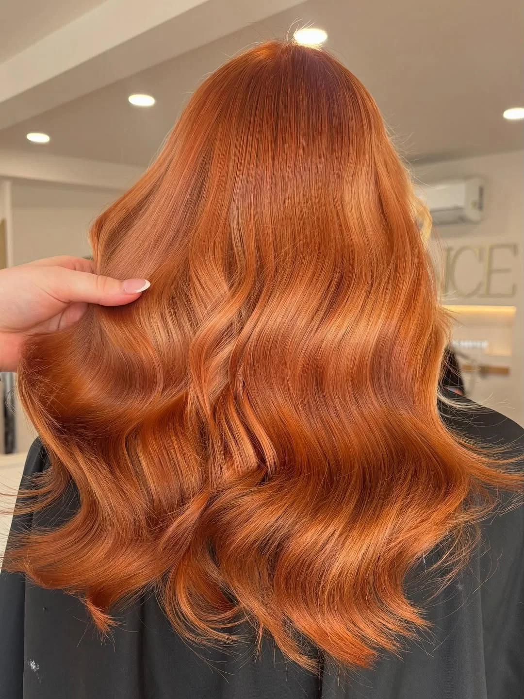 soft summer cowgirl copper hair color 2026 Velvet Melted Copper Waves with Golden Movement