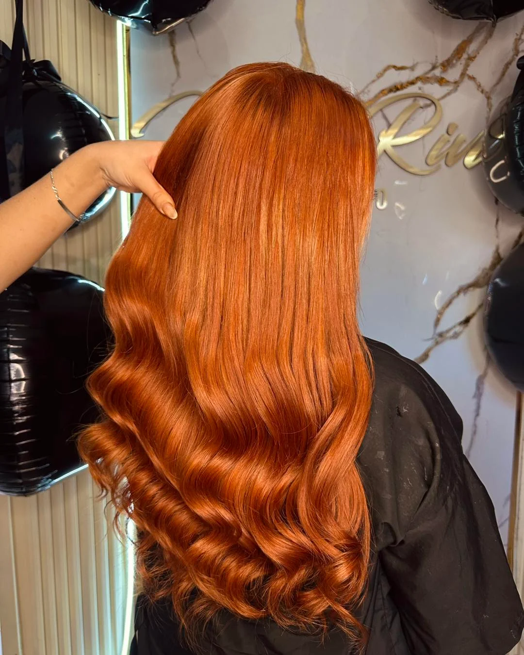soft summer cowgirl copper hair color 2026 Polished Copper Waves with Deep Mahogany Base
