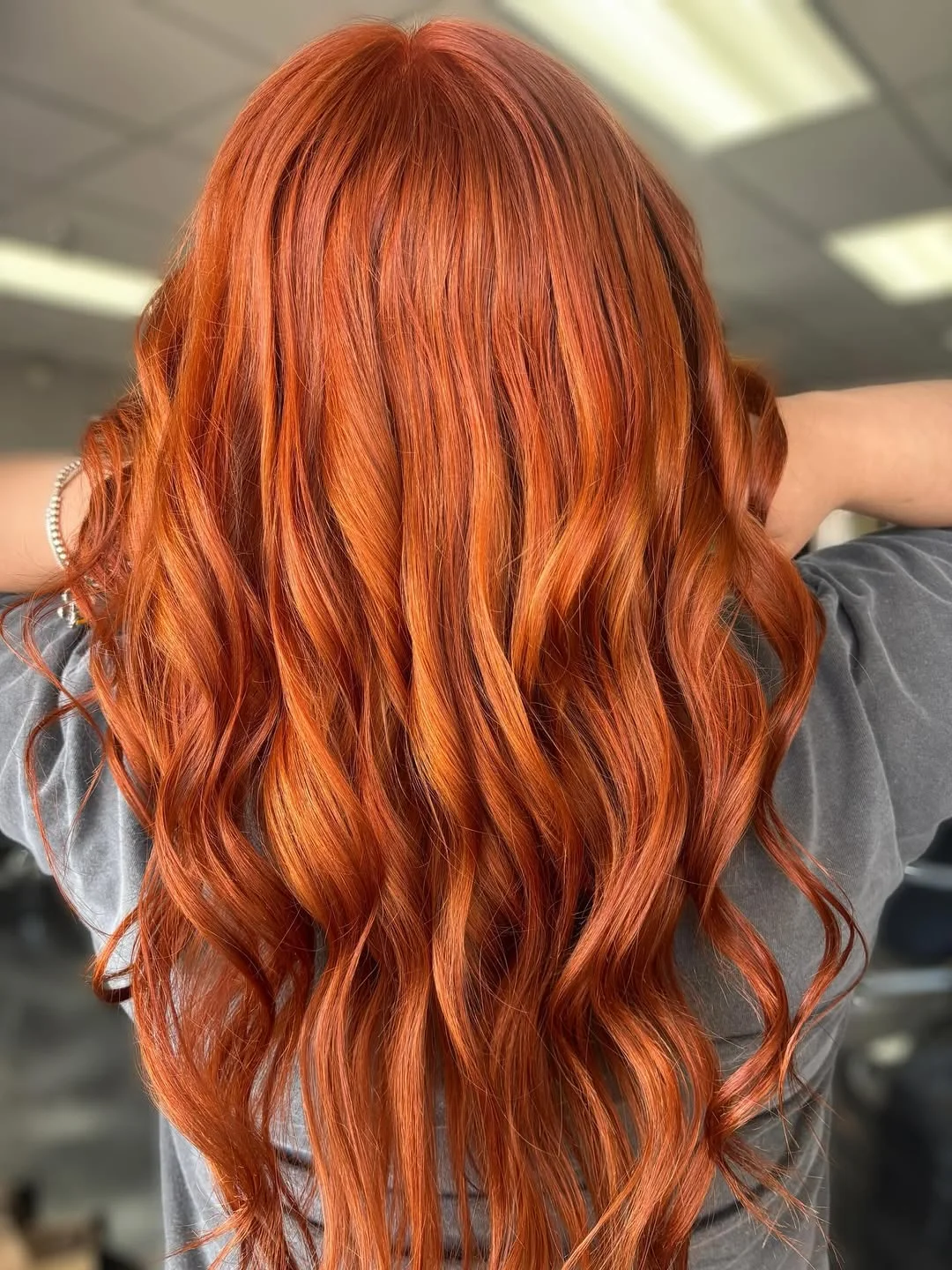 soft summer cowgirl copper hair color 2026 Sun-Drenched Copper with Golden Highlight Ribbons