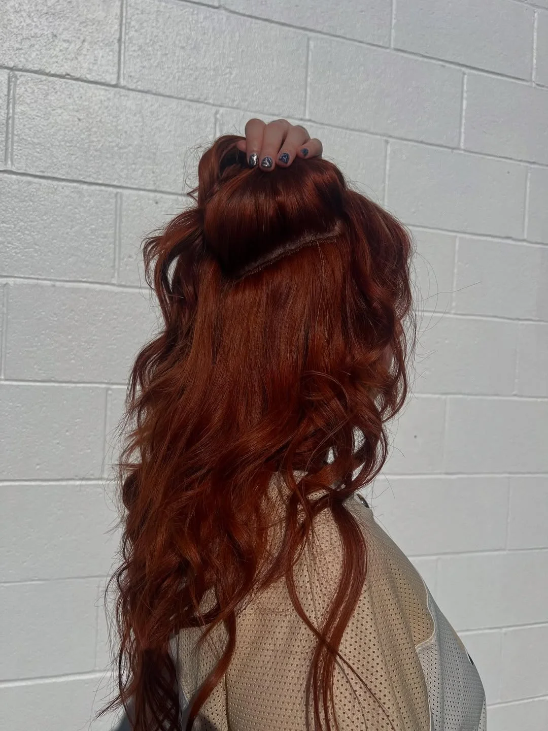 soft summer cowgirl copper hair color 2026 Deep Auburn Copper Waves with Romantic Volume