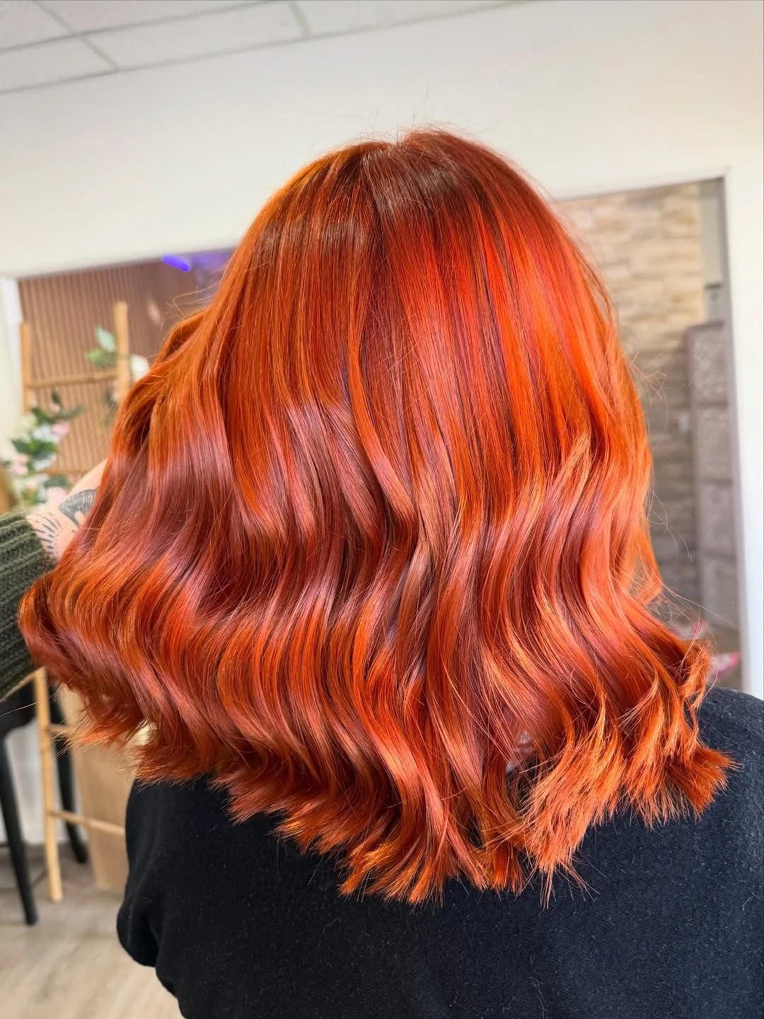 soft summer cowgirl copper hair color 2026 Vibrant Copper Balayage with Fiery Highlights