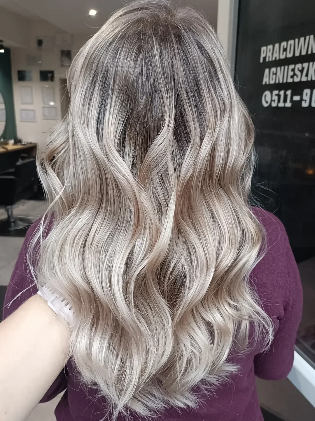 stylish summer haircuts for plus size women 2026 Soft ash blonde waves with dimensional root blend