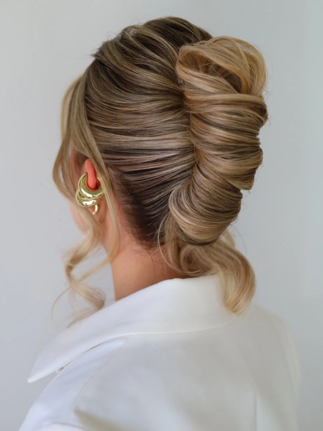 stylish summer updo hairstyles 2026 Polished Blonde French Twist With Modern Volume
