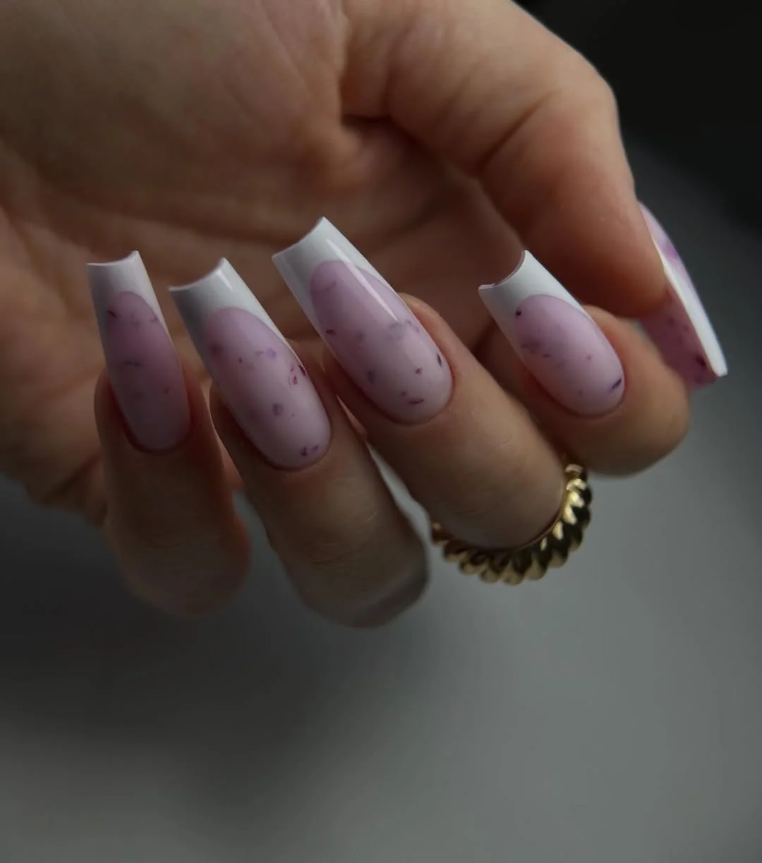 Summer beach nail ideas 2026 Soft Lavender French for Elegant Coastal Escapes