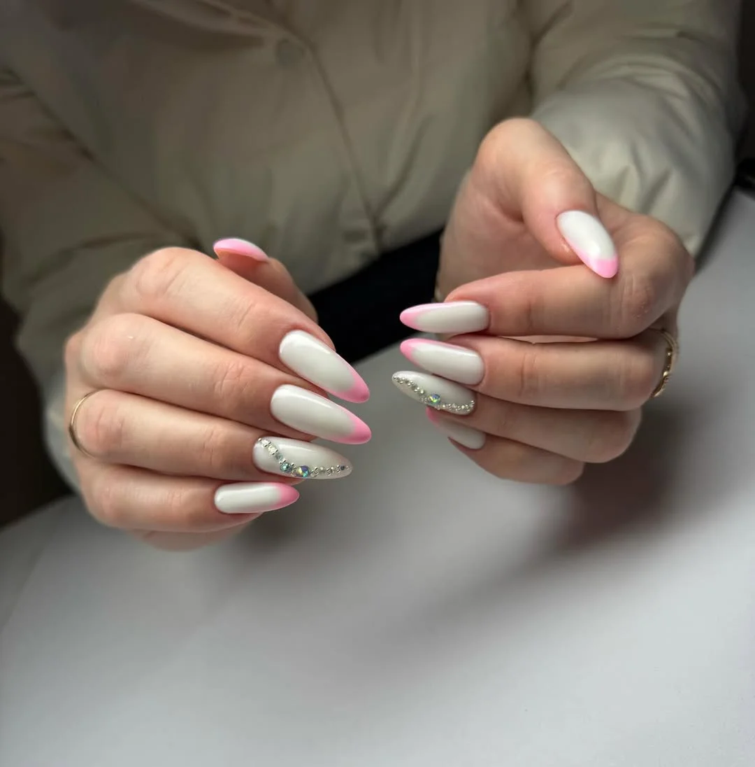 Summer beach nail ideas 2026 Soft Pink French Elegance for Beachside Celebrations