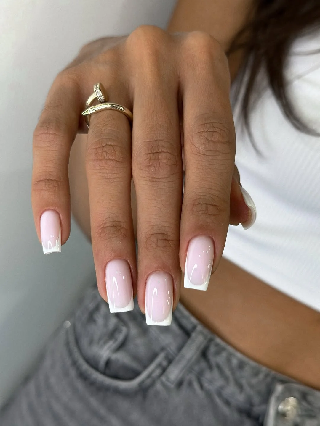 summer french tip nails 2026 Classic White French Nails With That Clean Quiet Luxury Finish