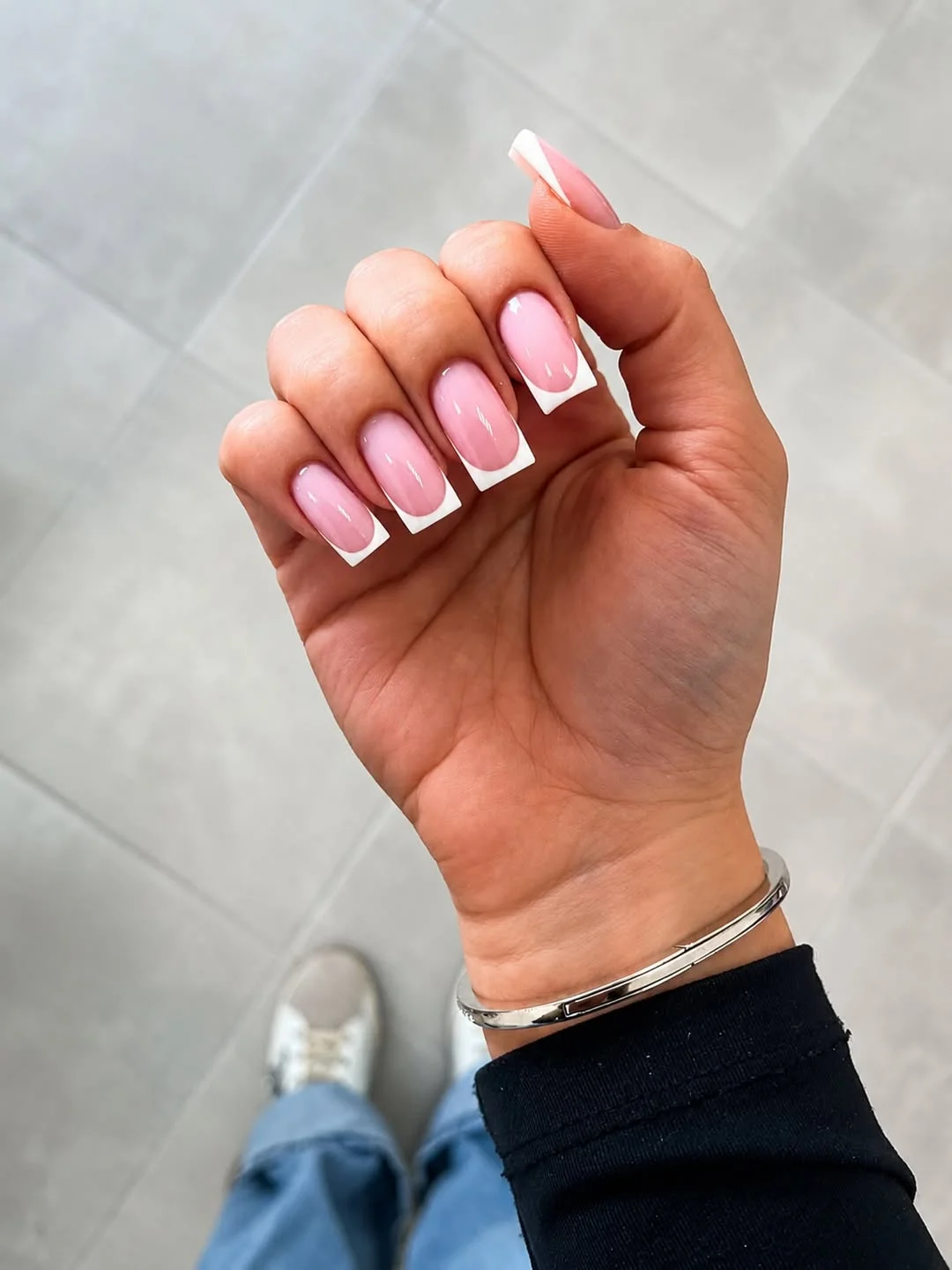 summer french tip nails 2026 Bright Pink French Tips With a Soft Barbiecore Twist