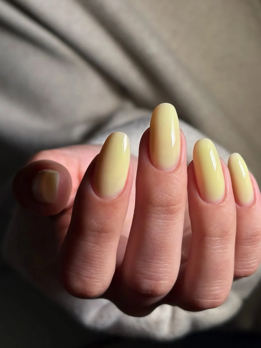 Summer mid nails ideas 2026 Buttercream Yellow Sunshine Nails