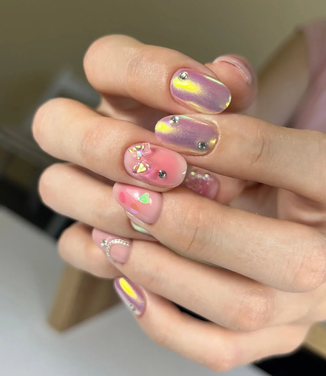 summer nail art 2026 Iridescent Butterfly Nails With Playful Y2K Energy