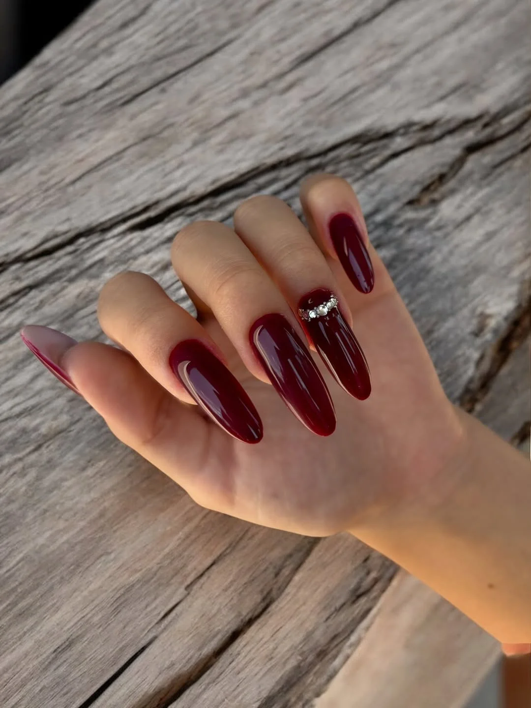 summer nail inspo 2026 Deep Cherry Red Nails That Feel Timeless Every Summer