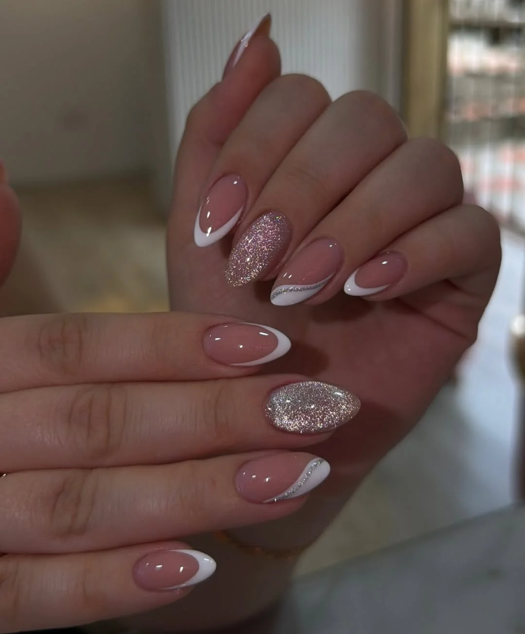 summer nail inspo 2026 Soft Glitter French Nails That Always Look Expensive