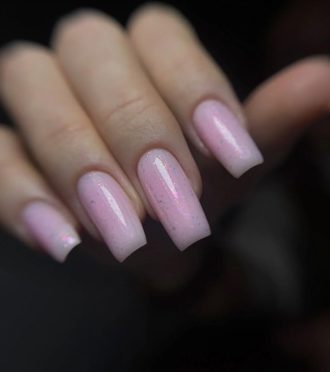 summer nails watermelon 2026 Shimmering Watermelon Candy Nails