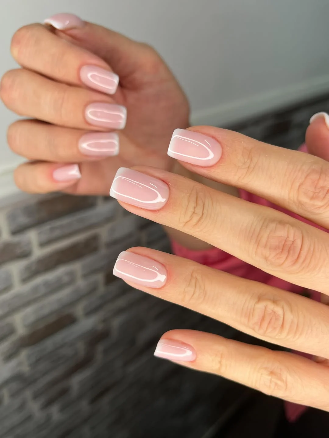summer nails one color 2026 Glossy Blush Nails for the Clean-Girl Summer