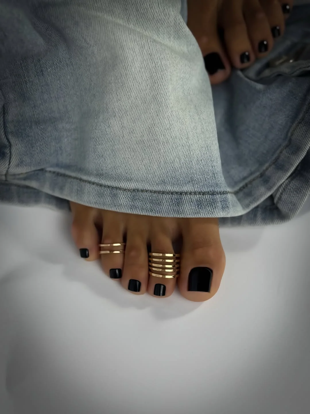 summer pedicure colors 2026 Glossy Black Pedicure That Always Looks Expensive