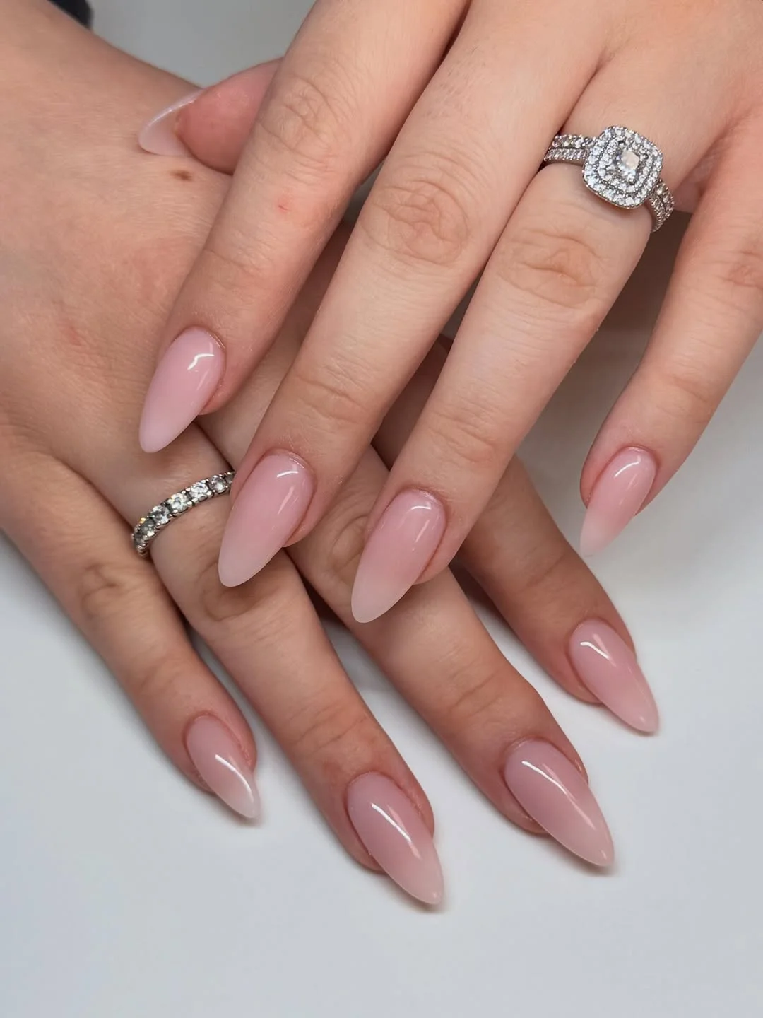 summer vacation nails 2026 Soft Milky Pink Almond Nails For Minimal Vacation Glam