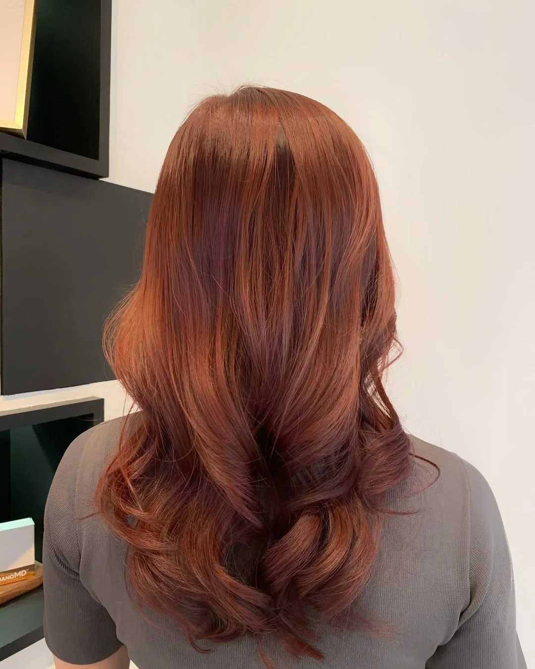 sun-kissed summer auburn hair color 2026 Rich Auburn Layers with Sculpted Soft Volume
