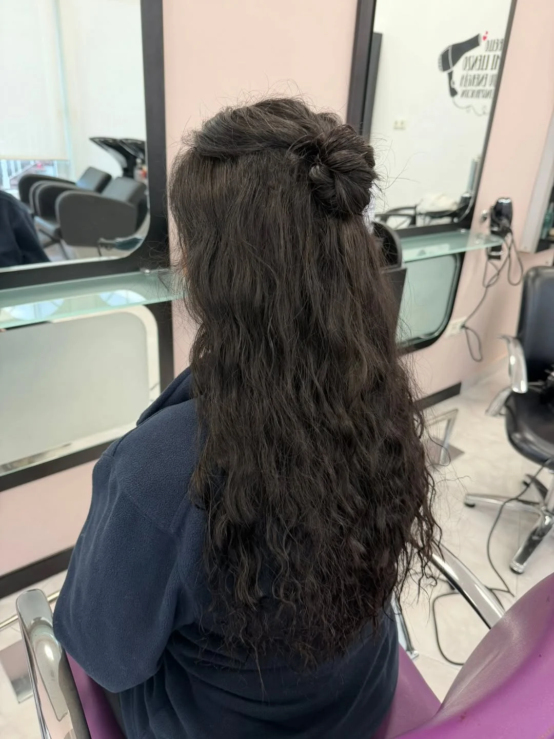 timeless summer haircuts for women over 40 2026 Romantic Half-Up Waves For Warm Summer Nights