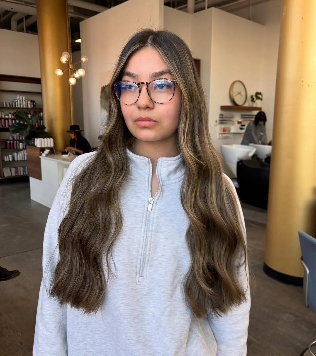 toffee summer hair color for tan skin 2026 Soft Ash Toffee Waves For Everyday Dimension