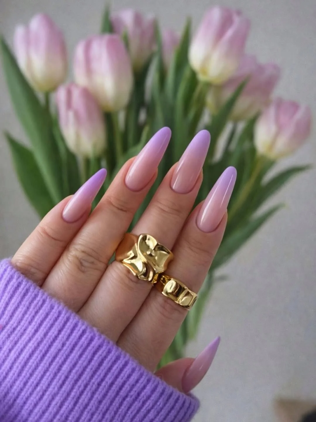trendy summer nails 2026 Soft Lilac Almond Nails for the Clean Girl Summer Aesthetic