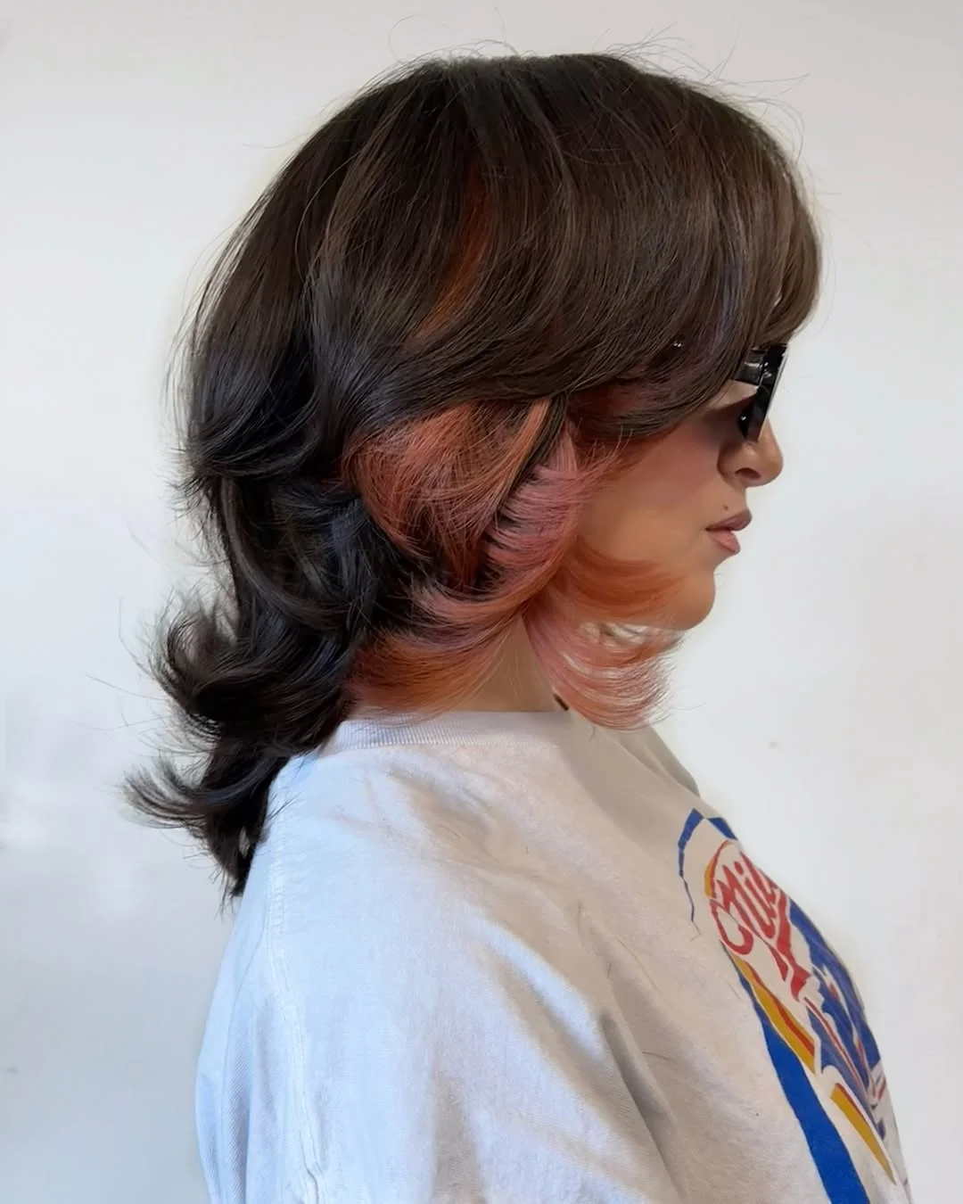 voluminous summer shag hairstyle 2026 Layered Brunette Shag with Natural Dimension