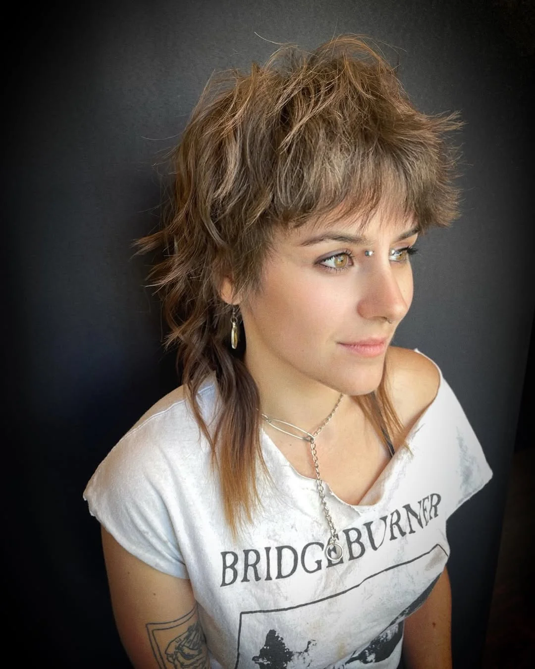voluminous summer shag hairstyle 2026 Short Choppy Shag with Retro Volume